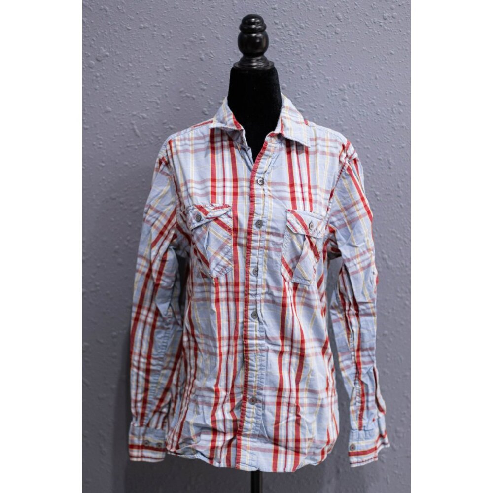 PD&C Plaid Shirt, Size Medium